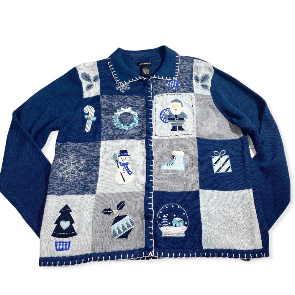 JASON MAXWELL | Christmas Cardigan Patchwork theme